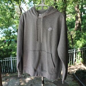 Nike Club Fleece Men's Oversized French Terry Pullover Hoodie Large